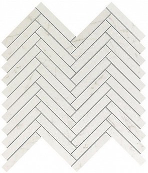 Marvel Carrara Pure Herringbone Wall купить в интернет магазине Artisan.ru