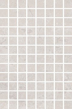 MM8351 Ферони мозаичный серый светлый матовый 20x30x0,69 керам.декор купить в интернет магазине Artisan.ru