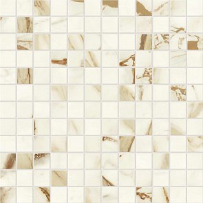 Marvel Calacatta Imperiale Mosaico Lapp купить в интернет магазине Artisan.ru