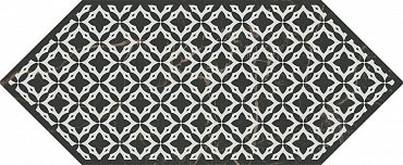 Керамическая плитка Келуш 1 черно-белый 14х34 HGD\A480\35006 купить в интернет магазине Artisan.ru