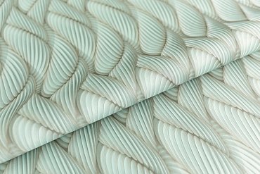 Обои виниловые Трессаж мотив, зеленый купить в интернет магазине Artisan.ru