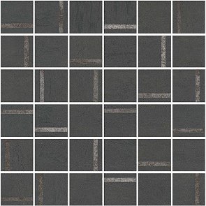 SG640520\MM Гварди 2 мозаичный антрацит матовый обрезной 30x30x0,9 керам.гранит купить в интернет магазине Artisan.ru