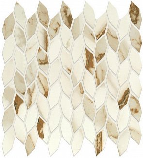 Marvel Calacatta Imperiale Mos. Twist Shiny купить в интернет магазине Artisan.ru