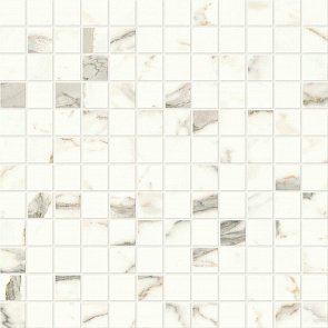 Marvel Calacatta Prestigio Mosaico Lapp купить в интернет магазине Artisan.ru