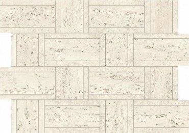 Marvel White Mosaico Basketweave купить в интернет магазине Artisan.ru