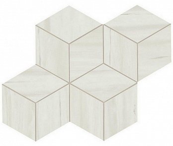Marvel Bianco Dolomite Mosaico Esag. Lapp. купить в интернет магазине Artisan.ru