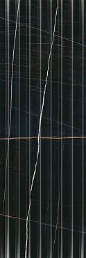 Керамическая плитка Греппи черный структура обрезной 40x120 14035R купить в интернет магазине Artisan.ru