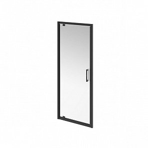 VE.80.PD.BLK.M Душевая дверь Vetro/Ветро, распашная, 80х195, матовый черный купить в интернет магазине Artisan.ru
