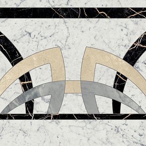 Шарм Экстра Каррара Розон Фашиа 59x59 люкс купить в интернет магазине Artisan.ru
