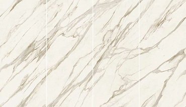 Marvel Meraviglia Calacatta Bernini 120x278 - 6mm Lapp. Kit Endless 4pcs купить в интернет магазине Artisan.ru