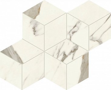 Marvel Calacatta Sublime Mosaico Esagono Silk купить в интернет магазине Artisan.ru