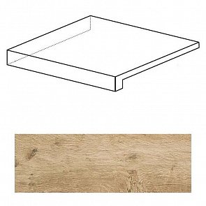 Axi Golden Oak Scalino Angolare SX купить в интернет магазине Artisan.ru