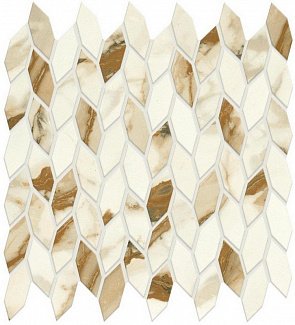 Marvel Calacatta Imperiale Mos. Twist Silk купить в интернет магазине Artisan.ru