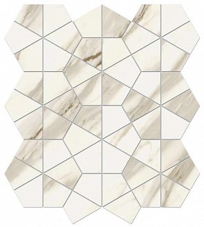 Marvel Meraviglia Calacatta Bernini Hexagon Lapp. купить в интернет магазине Artisan.ru