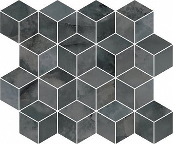 Керамическая плитка Джардини серый темный мозаичный 45x37.5 T017/14024 купить в интернет магазине Artisan.ru