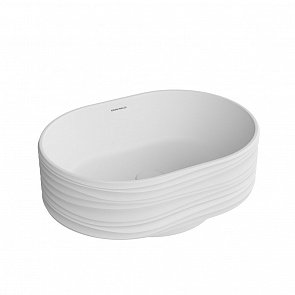 SA.wb.50/WHT.M Раковина ARTBASIN Sabbia/АртБэйзин Саббья накладная 50, белая матовая купить в интернет магазине Artisan.ru