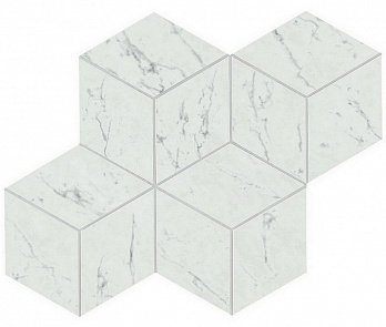 Marvel Carrara Pure Mosaico Esag. Lapp. купить в интернет магазине Artisan.ru