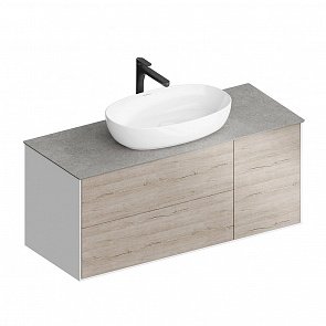 PLB.M.120.3/OAK.O Тумба Plaza Modern/Плаза Модерн подвесная 120 дуб орегон 3 ящика купить в интернет магазине Artisan.ru