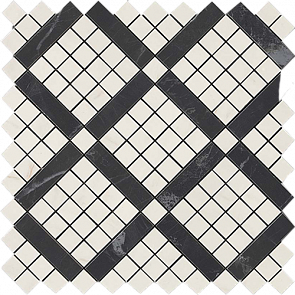 Marvel  Cremo Mix Diagonal Mosaic купить в интернет магазине Artisan.ru