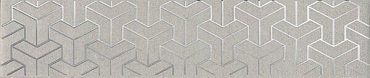 Керамическая плитка Ломбардиа серый 25x5.4 AD/B569/6398 купить в интернет магазине Artisan.ru