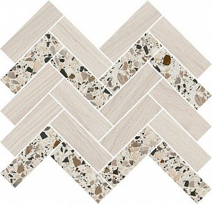 T042/SG5113 Монтиони мозаичный миндальный 34x35,5x0,9 керам.декор купить в интернет магазине Artisan.ru