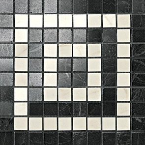 Marvel Noir/Cremo Angolo Mosaico купить в интернет магазине Artisan.ru