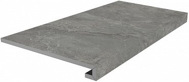 SG850890R\GCF Ступень клееная Риальто серый тёмный матовый 33x80x0,9 купить в интернет магазине Artisan.ru