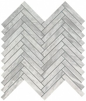 Marvel Bardiglio Grey Herringbone Wall купить в интернет магазине Artisan.ru