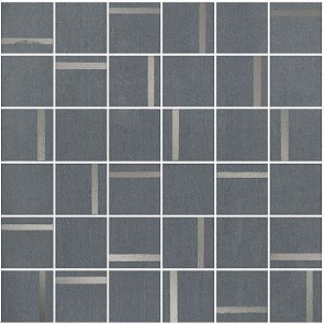 SG640220\MM Гварди 2 мозаичный синий матовый обрезной 30x30x0,9 керам.гранит купить в интернет магазине Artisan.ru